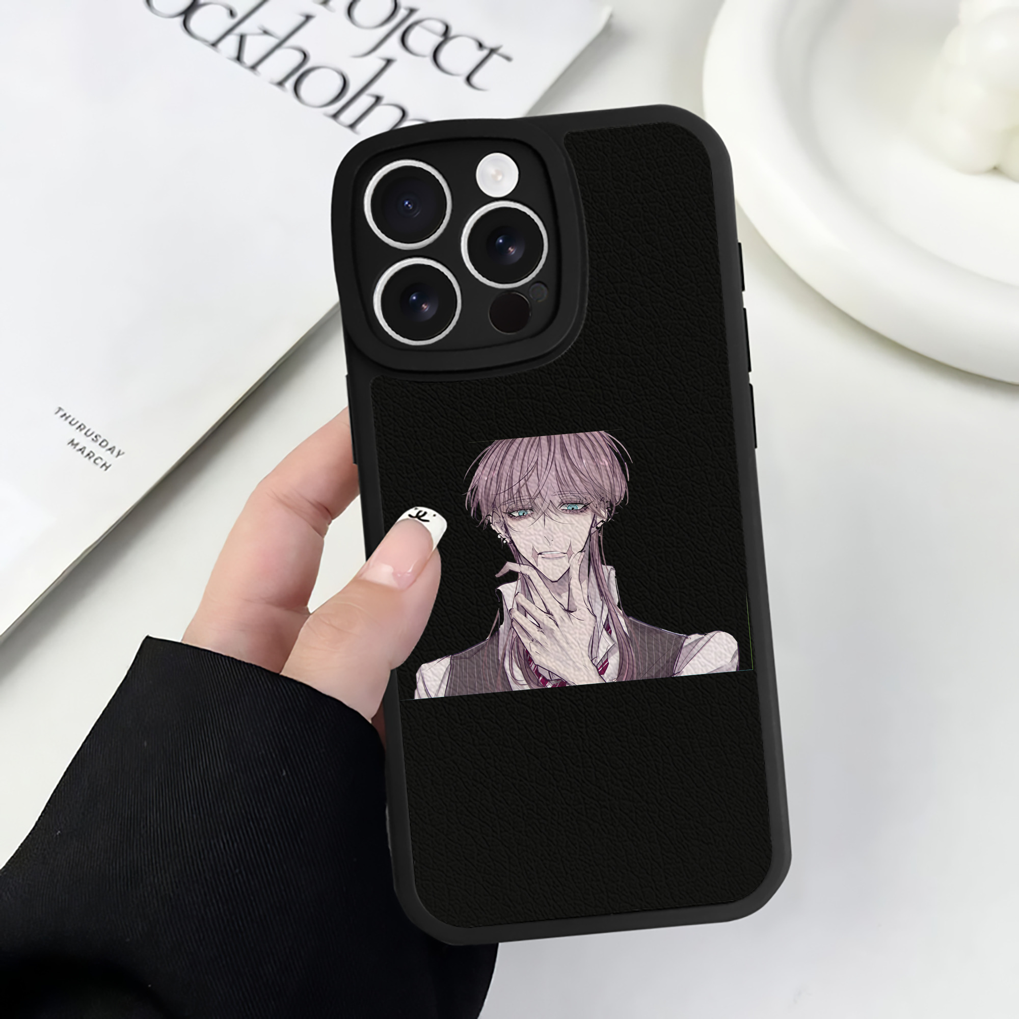 （画像用） 東京リベンジャーズ Tokyo Revengers 【iPhone 16シリーズ対応】シリコンスマホケース（レザー調） 材質：シリコン